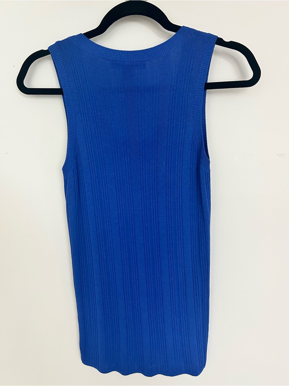 Weekend Max Mara Ribbed Tank Top - Blue - Picture 2 of 5